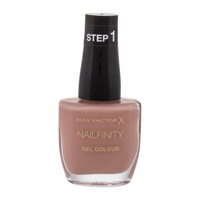 Max Factor Nailfinity Nail Polish 12ml - Pink Color - Shiny and Long-Lasting - Easy Application
