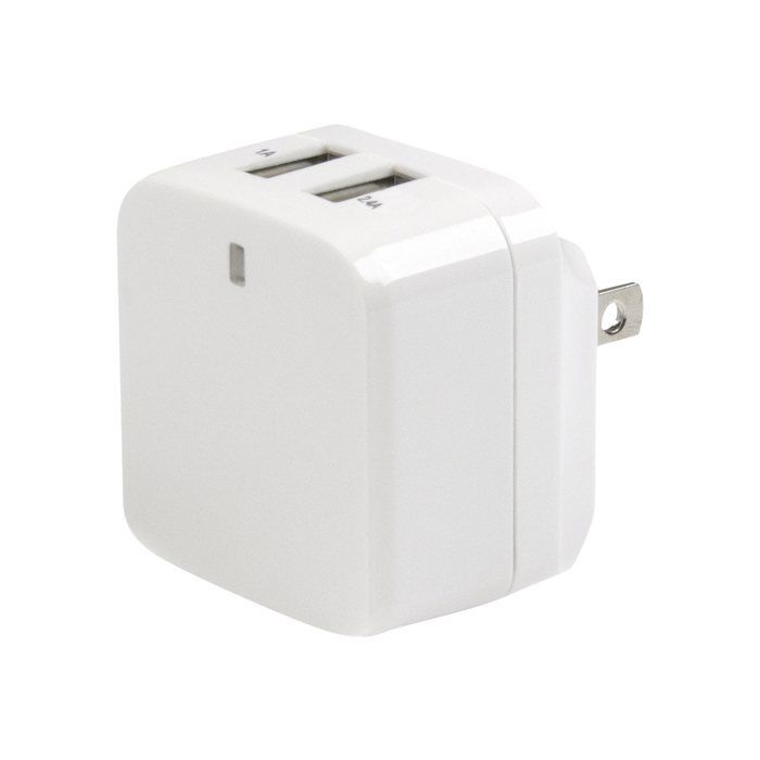 USB Wall Charger - STARTECH - USB2PACWH - 2 Ports - 17W - International Travel