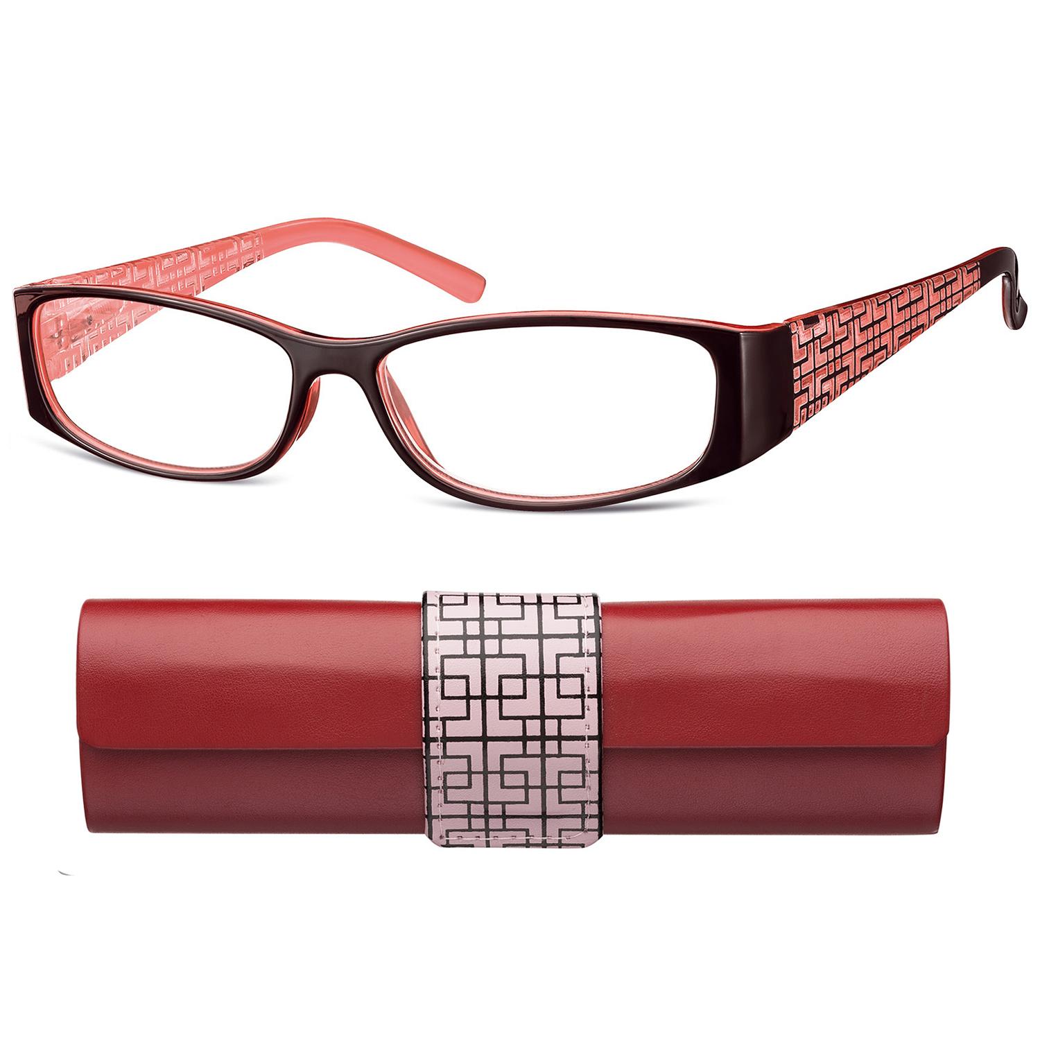 Womens Reading Glasses MR9A Readers Hard Case Included