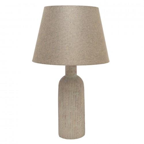 Hestia Slim Ceramic Table Lamp - Beige
