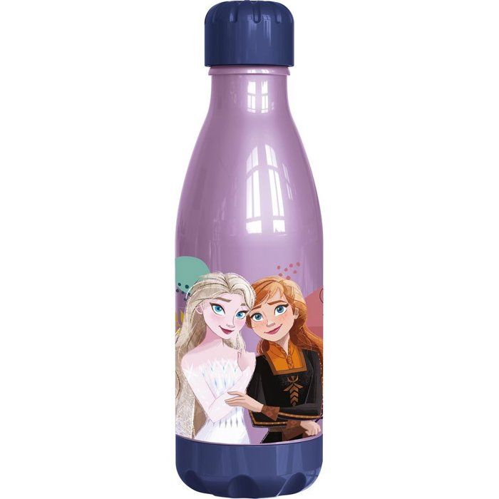 Fruitees Drinks Tataway Blue Plastic Water Bottle Disney Frozen Elsa and Anna for Girls 560 Ml with Screw Cap
