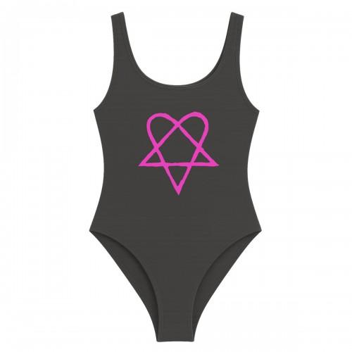 Amplified Womens/Ladies Heartagram HIM Bodysuit