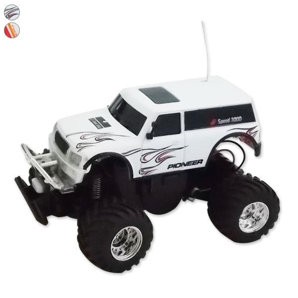White/Red/Orange RC Radio Controlled Miniature 4x4