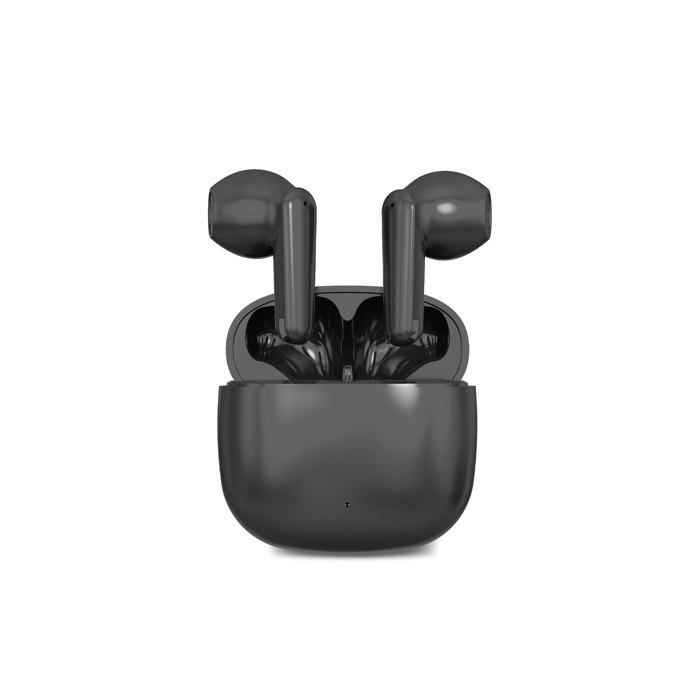 Wireless In-ear Headphones - PHONEKIT CONTACT - Twins Nano - Black - TWS Technology - 19 Hours Battery Life