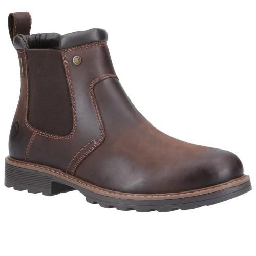COTSWOLD Mens Leafield Leather Chelsea Boots