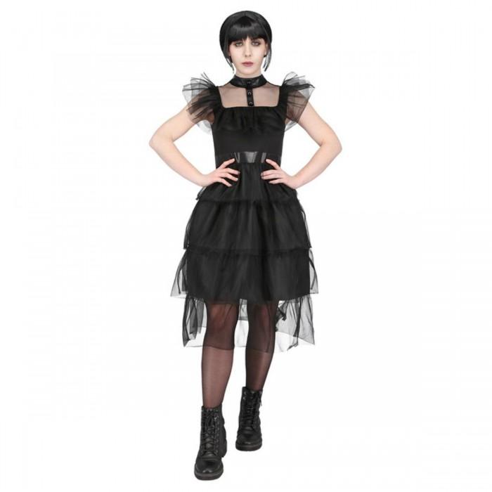 Smiffys Womens/Ladies Gothic Prom Costume Dress