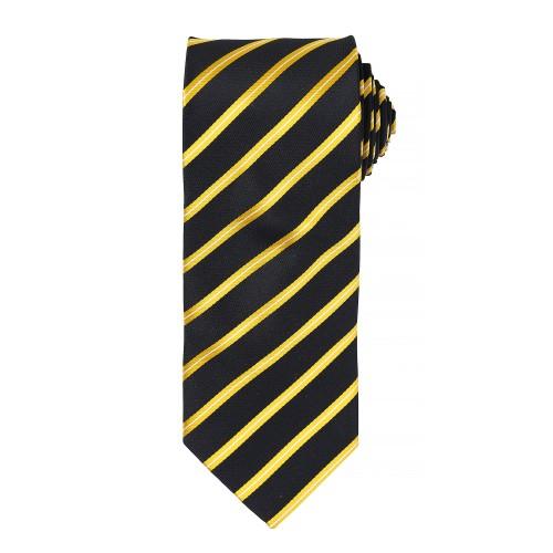 Premier Mens Sports Stripe Pattern Formal Work Tie