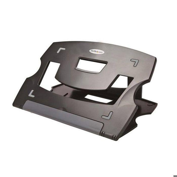Laptop Stand - StarTech.Com - Adjustable Model - Plastic - Black, Gray - Compact