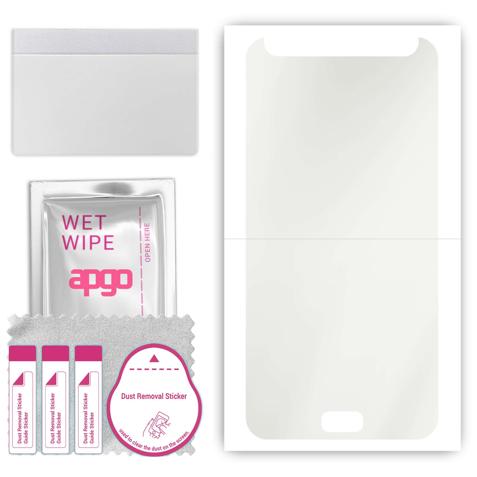 apgo Hydrogel Matte Screen Protector for Asus Zenfone 4 Selfie ZB553KL, Hydrogel Film, Flexible, Soft TPU with Positioning Layer Easy Installation