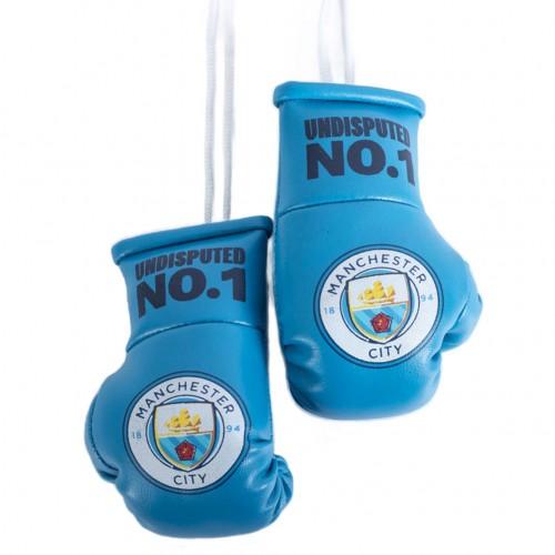 Manchester City FC Boxing Gloves Car Hanger