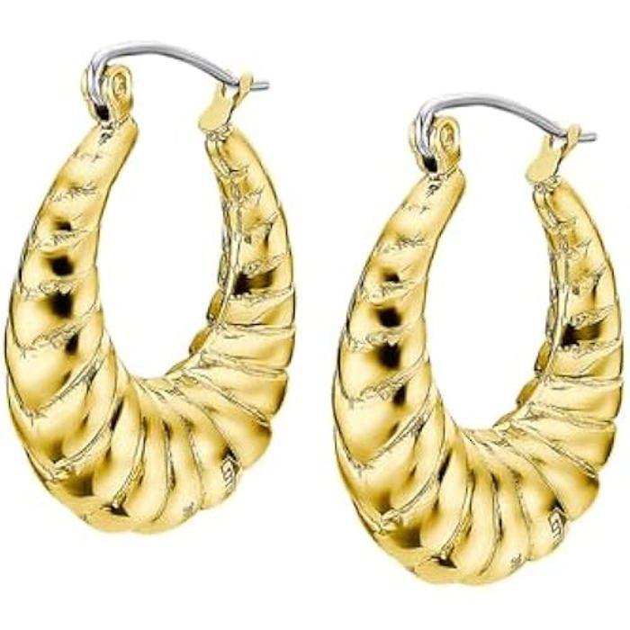 Earrings - LOTUS STYLE - Aço - Elegant - Modern - Comfortable