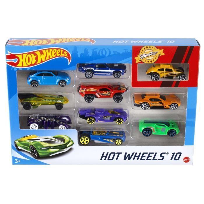 Hot Wheels - 10 Vehicle Set - Small Cars Set - Ages 3 and Up 54886