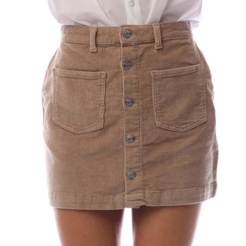 Only Womens/Ladies Amazing Corduroy Mini Skirt