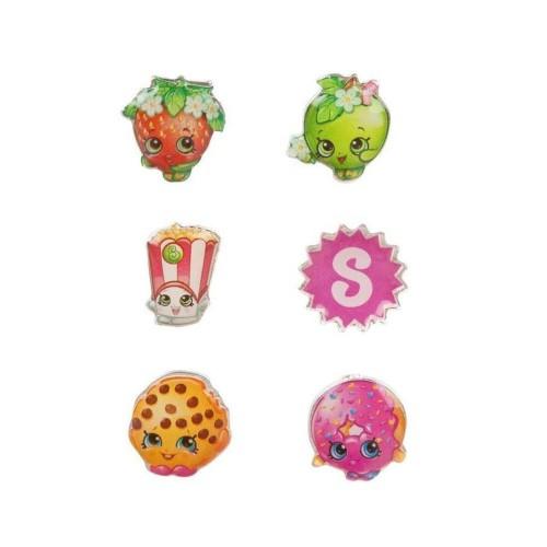 Shopkins Girls Characters Earring Set (Pack of 6)