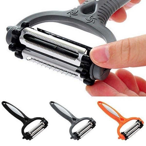 Multifunction Peeler with 360 Degree Rotating Blades