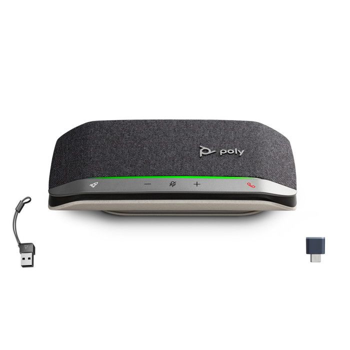 Poly Sync 20+ Speakerphone USB/Bluetooth with Professional USB-C/A Adapter