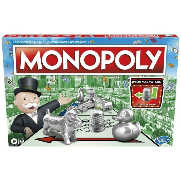 Board Game - HASBRO - Monopoly Classic - Language: ES - Age: 8 Years Old - Weight: 0.73 Kg