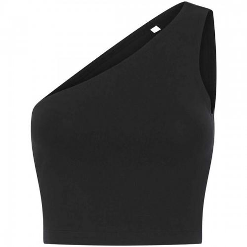 SF Womens/Ladies One Shoulder Crop Top