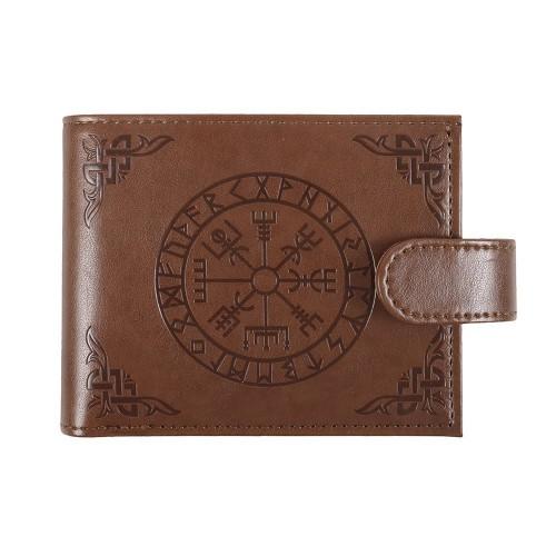 Something Different Viking Compass Faux Leather Wallet