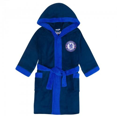 Chelsea Mens Crest Fleece Dressing Gown