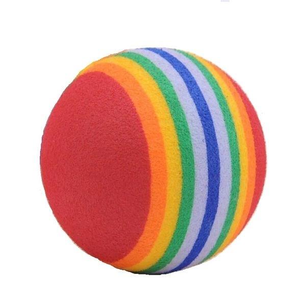 5 Rainbow Pet Balls Cat Toy 5 Balls
