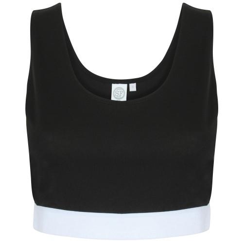 Skinni Fit Womens/Ladies Fashion Sleeveless Crop Top