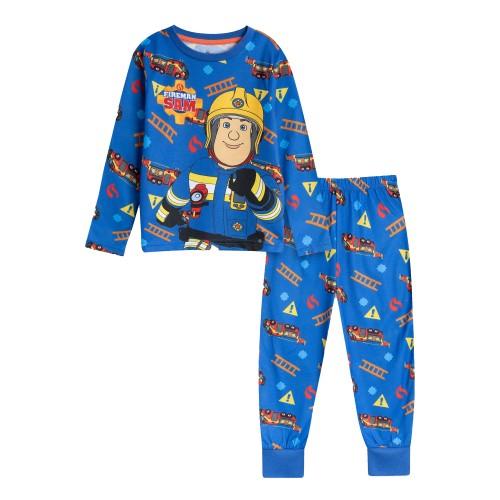 Fireman Sam Boys Character Long-Sleeved Long Pyjama Set