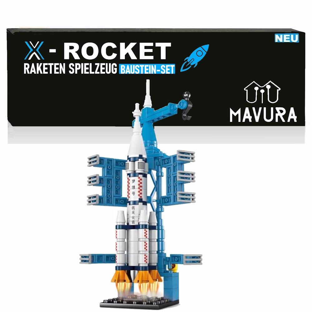 X-ROCKET Rocket Kit Toy Building Blocks Space Rocket Space Travel Building Blocks 130tg