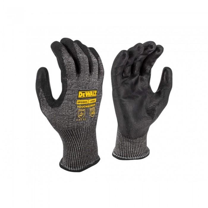 Dewalt Power Tools Cut D Touchscreen Gloves - L (size 9)