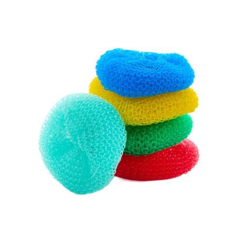 Leecroft Polypropylene Pot Scourer 5pk