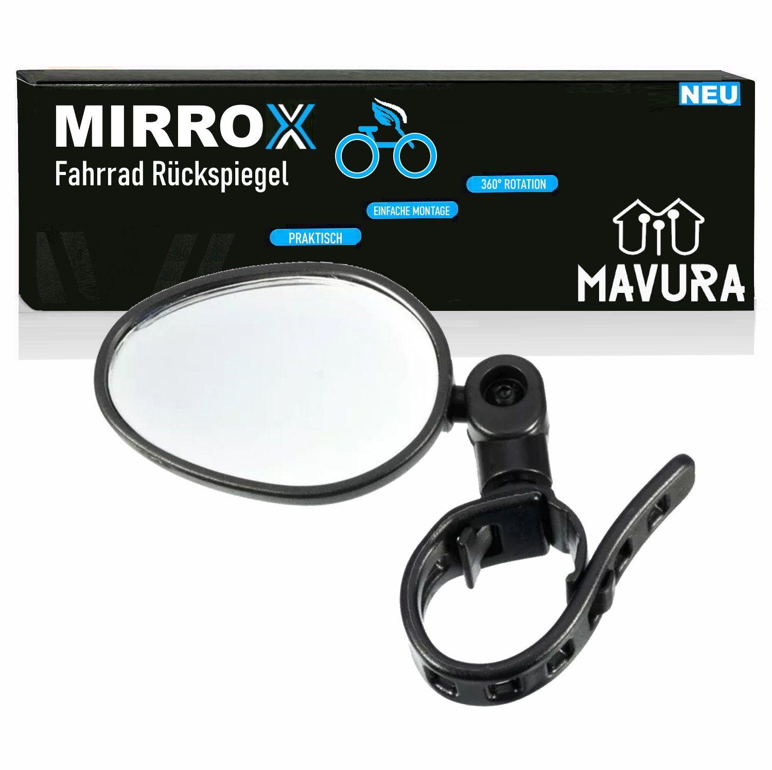 MIRROX Bicycle Rear View Mirror Handlebar Universal E-bike 360° Adjustable