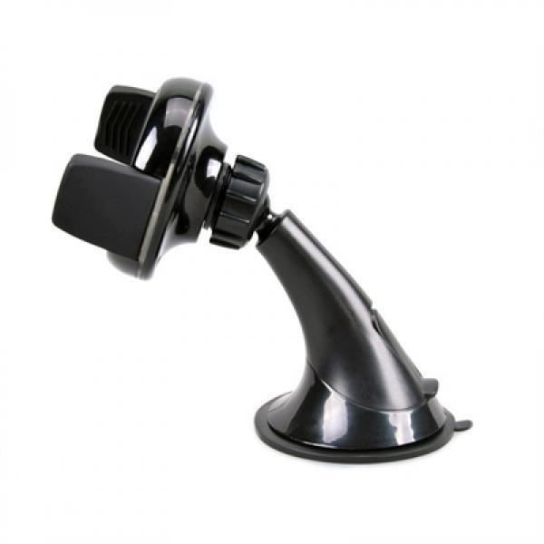 Smartphone Support - COOLBOX - Wireless Charging - Adjustable Orientation - Suction Cup - Compatible Up To 11 Cm