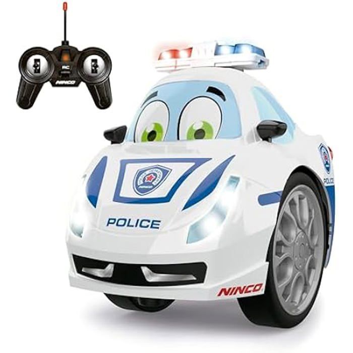 Remote Control Car - NINCO - Dual Police - 360 Turns - Lights and Sound - 6 Years and Up