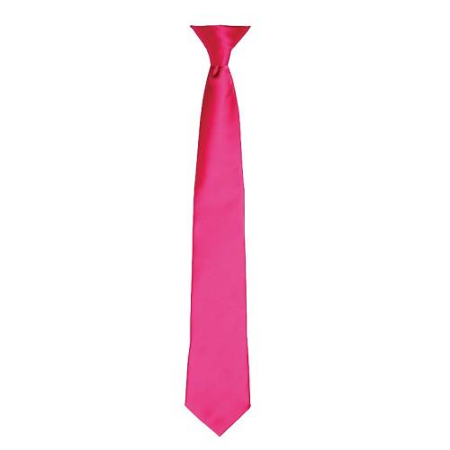 Premier Colors Mens Satin Clip Tie (Pack of 2)