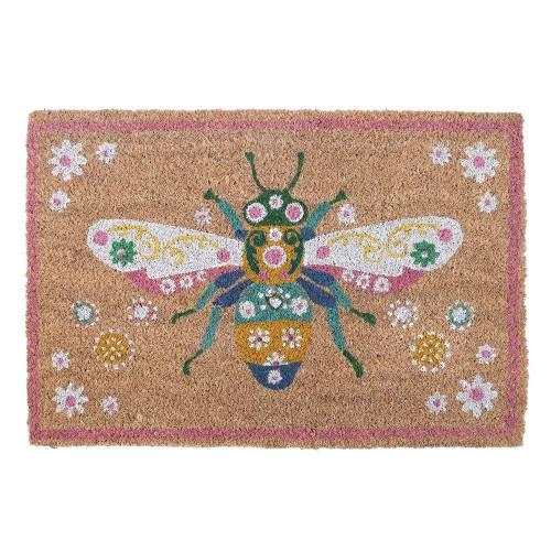 Something Different Floral Bee Door Mat