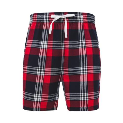 SF Mens Tartan Lounge Shorts