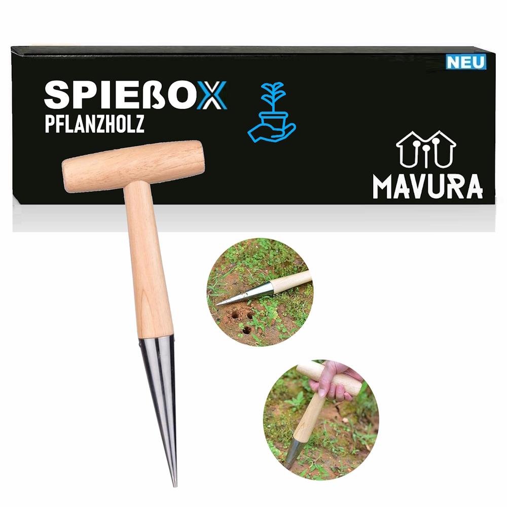 SPIEßOX Planting Wood, Dibber, Seed Setter, Planting Aid, Plant Stick