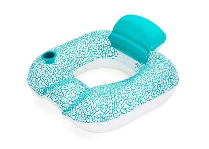 Inflatable Buoy - BESTWAY - Kool Lanyard - Vinyl - Adult - White/Blue