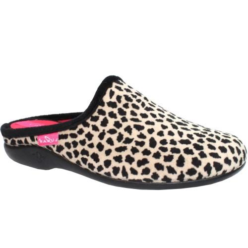 Lunar Womens/Ladies Ghana Cheetah Slippers