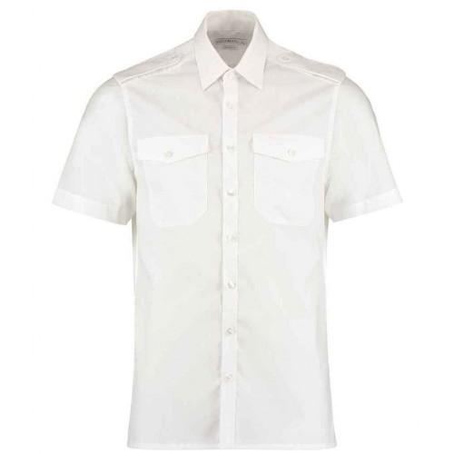 Kustom Kit Mens Short-Sleeved Pilot Shirt