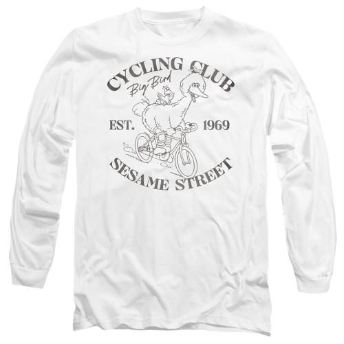 Sesame Street Unisex Adult Cycling Club Big Bird Long-Sleeved T-Shirt