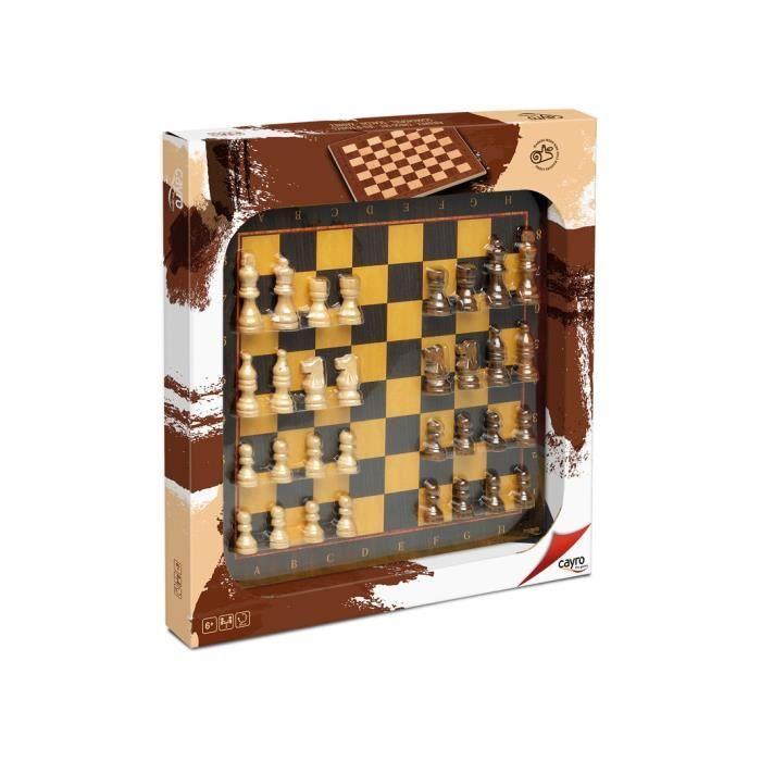 Board Game - CAYRO - Chess Game - Durable Wood - 33 X 33 Cm - 2 Players or More