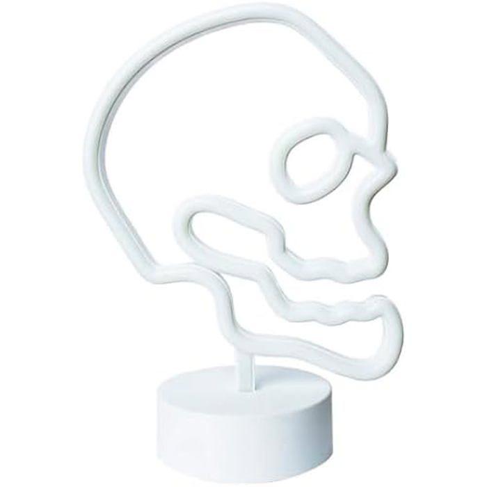 Neon Sign - LOLAHOME - Halloween Pumpkin - LED Lamp - USB or Battery Powered - 22x26.5 Cm