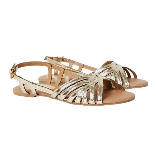 Dorothy Perkins Womens/Ladies Lattice Sling Back Flat Sandals