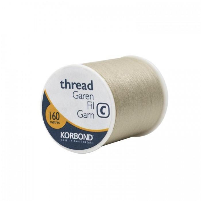 Korbond Polyester Thread Khaki 160m