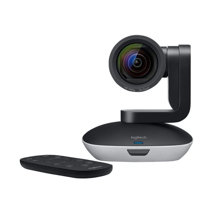 Logitech PTZ Pro 2 Videoconferencing Camera - Black, Silver - USB - Video 1920 X 1080 - Autofocus