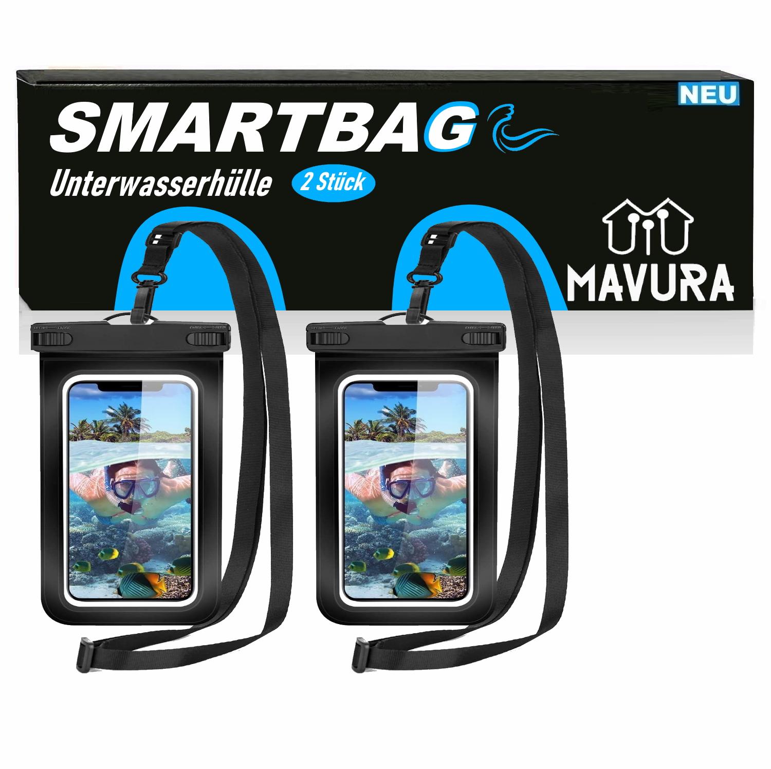 SMARTBAG Mobile Phone Protective Case, Waterproof Universal [set of 2]