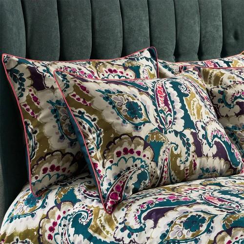 EW by Edinburgh Weavers Aretha Sateen Paisley Housewife Pillowcase (Pack of 2)