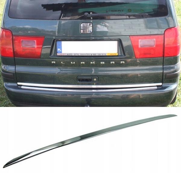 Seat ALHAMBRA II FL 00-10 - Chrome Trunk Trim - Tailgate Accent - Premium Car Rear Detail - Shine Enhancer
