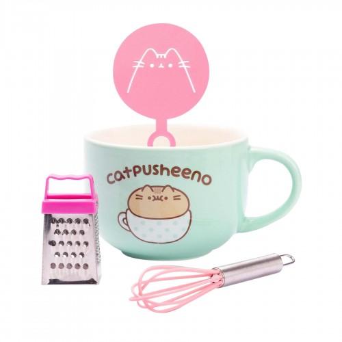 Pusheen Catpusheeno Mug and Stencil Set